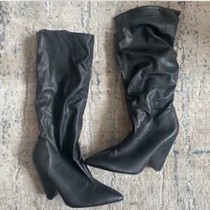 Black Women's Knee-High Boots